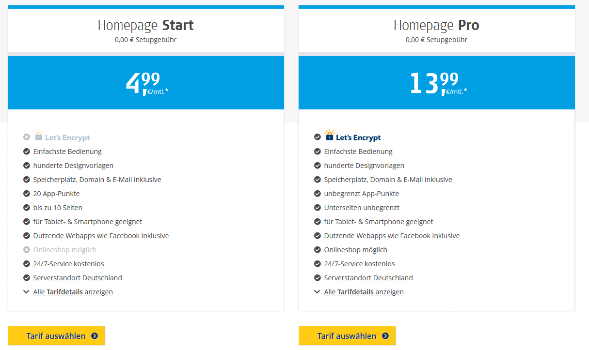 Alfahosting Webhosting Erfahrungen alfahosting homepage baukasten preise kosten